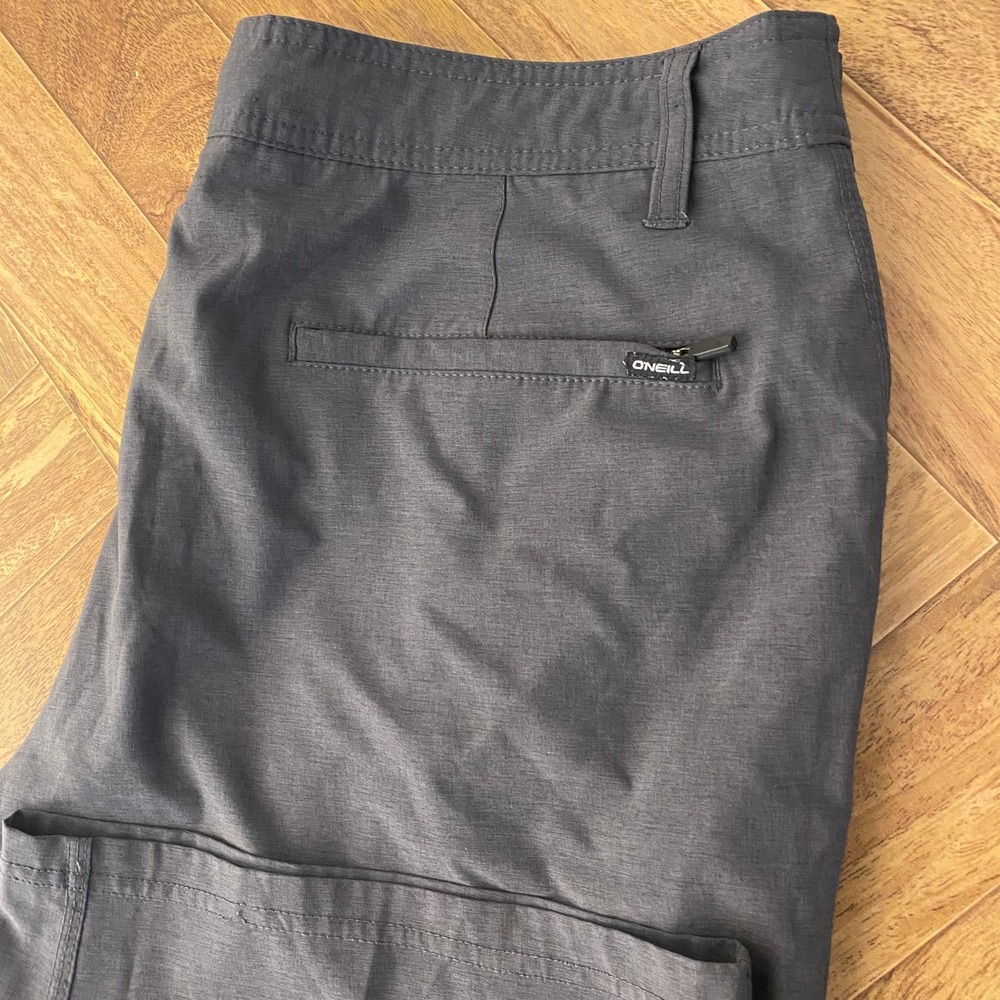 O'Neill Hybrid Shorts‎ Mens 34 Gray Board Shorts Swim Trunks SP918A105X